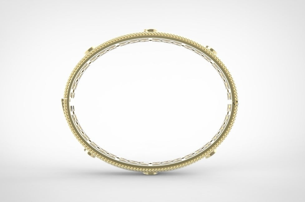 Women’s 14kg Solid Tribal Logo Bracelet