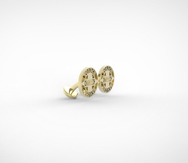 14kg Tribal Logo Cuff Links