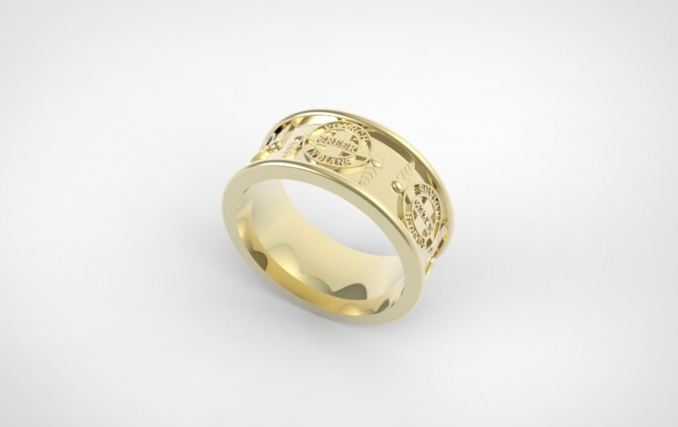 14kg Tribal Logo Band Size 10