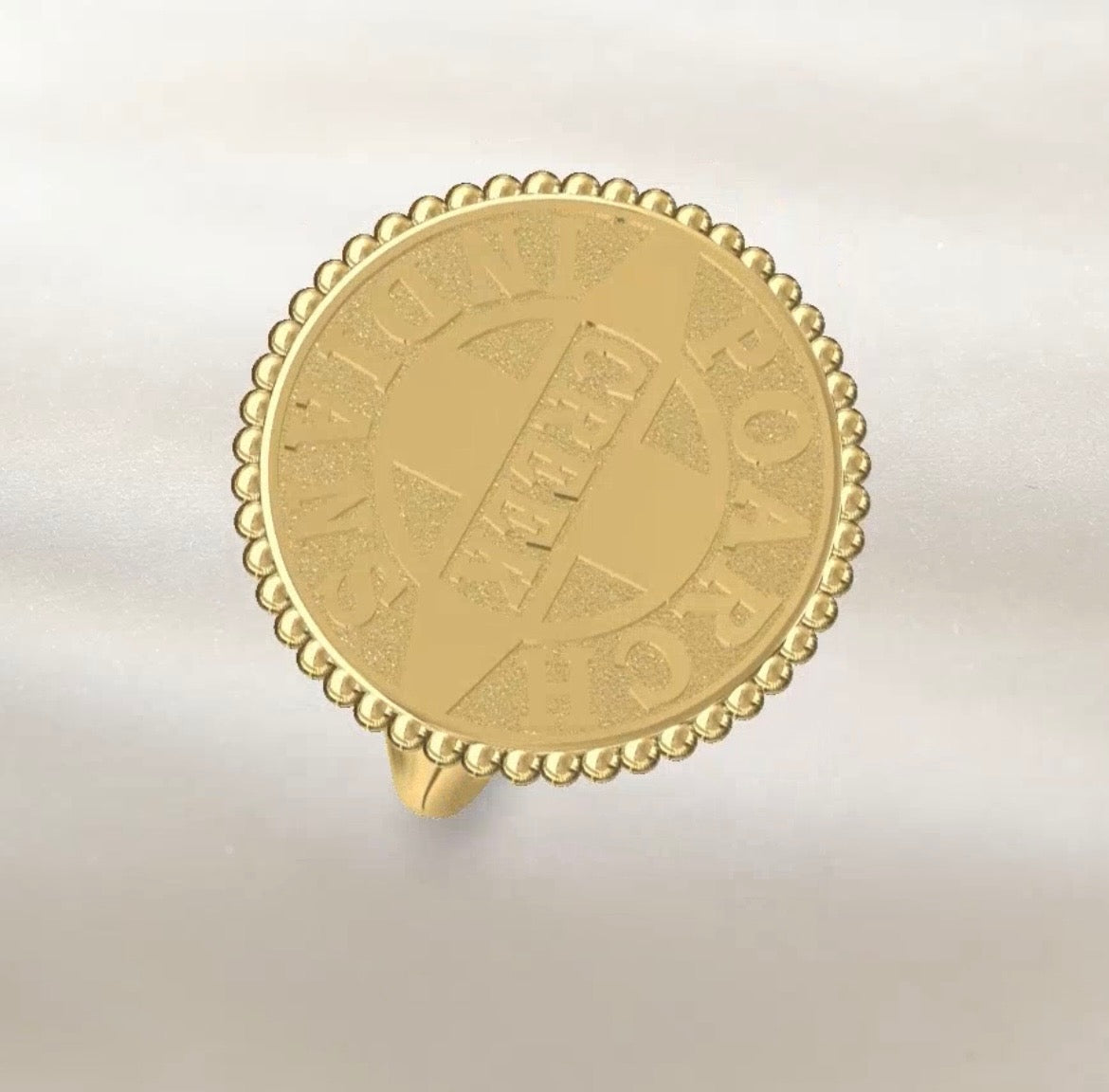 14kg Large Tribal Logo Ring