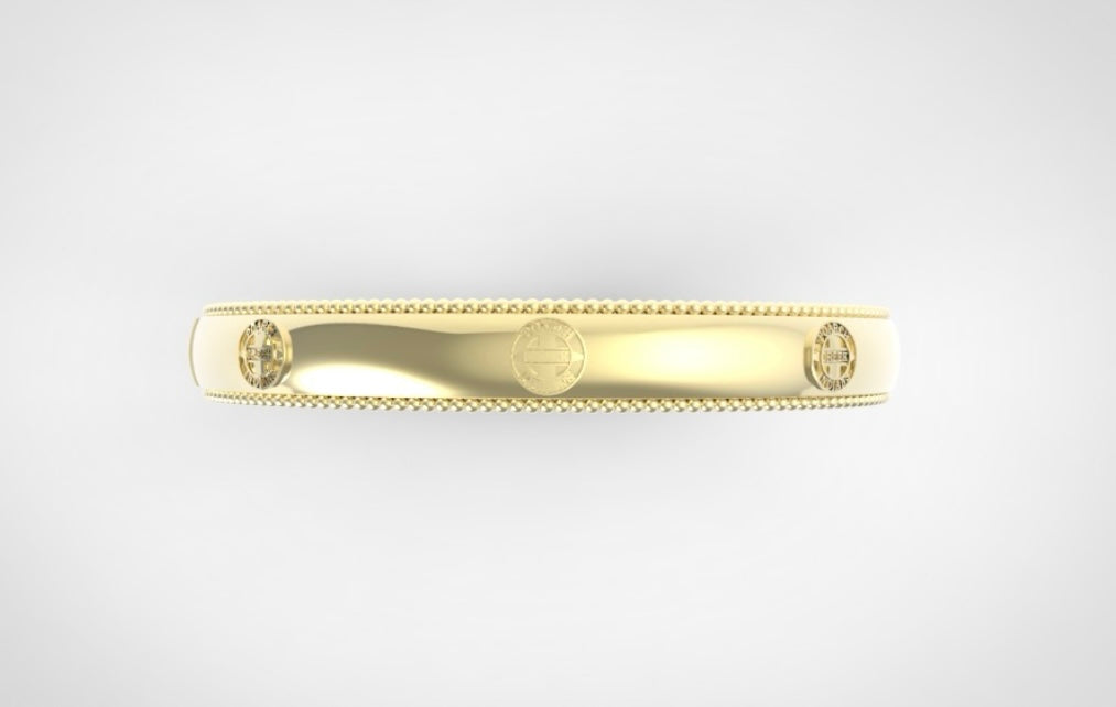 Women’s 14kg Solid Tribal Logo Bracelet