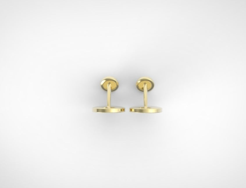 14kg Tribal Logo Cuff Links