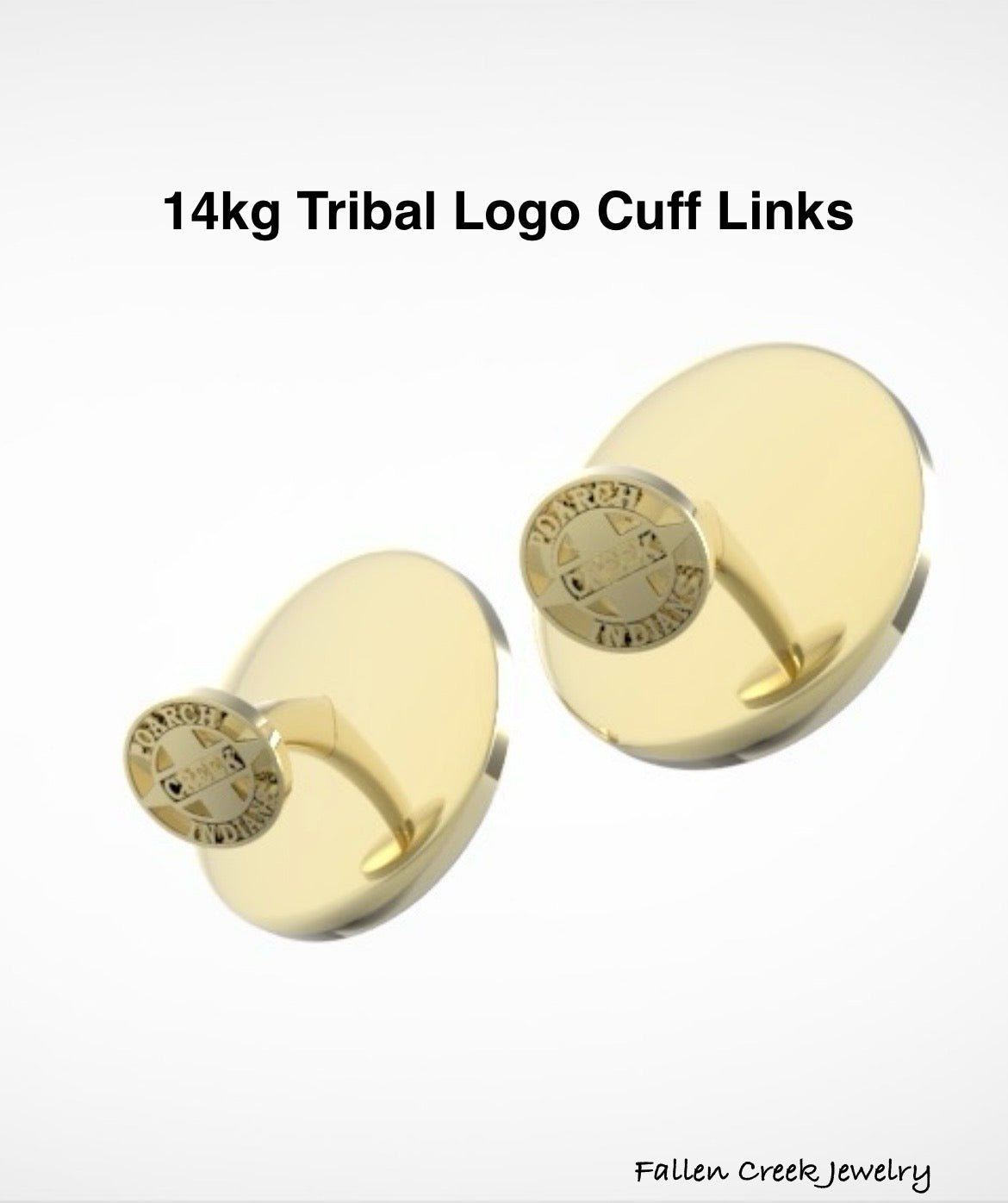 14kg Tribal Logo Cuff Links
