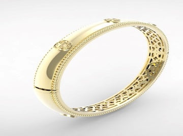 Women’s 14kg Solid Tribal Logo Bracelet