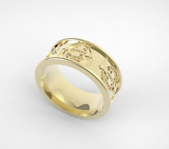 14kg Tribal Logo Ring