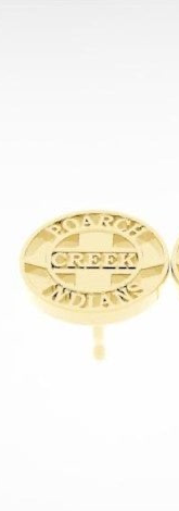 14kg Single Tribal Logo Stud Earring