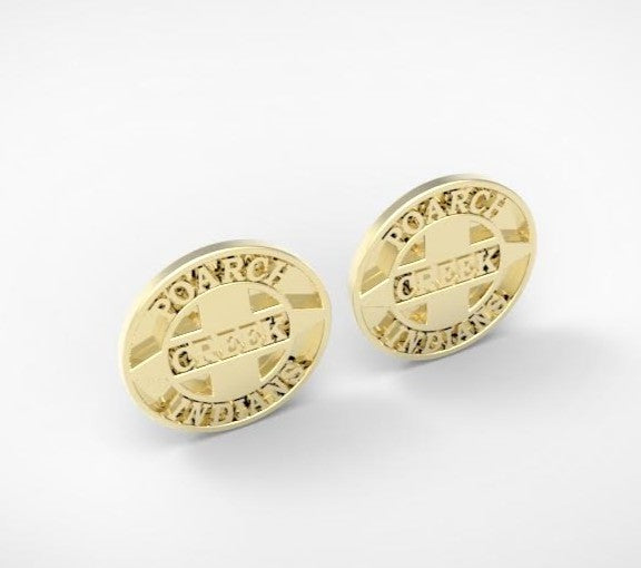 14kg Tribal Logo Cuff Links