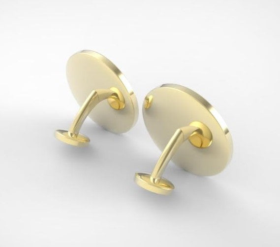 14kg Tribal Logo Cuff Links
