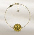 14kg Yellow Tribal Logo Bracelet