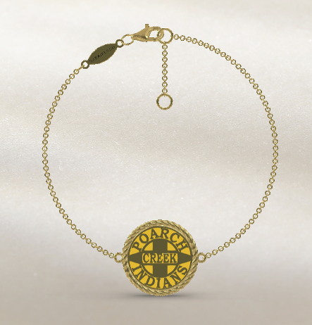 14kg Yellow Tribal Logo Bracelet