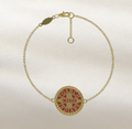 14kg Red Tribal Logo Bracelet